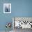 Low Angle View of a Young Man Swimming Underwater-null-Framed Photographic Print displayed on a wall