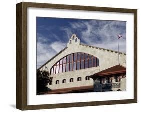 Low Angle View of an Amphitheater, Cowtown Coliseum, Fort Worth Stockyards, Fort Worth, Texas, USA-null-Framed Photographic Print