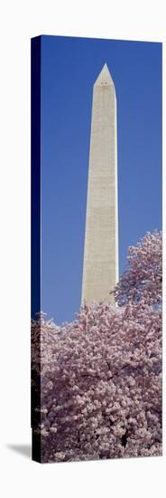 Low Angle View of an Obelisk, Washington Monument, Washington DC, USA-null-Stretched Canvas