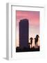 Low angle view of an office building, Tel Aviv, Israel-null-Framed Photographic Print