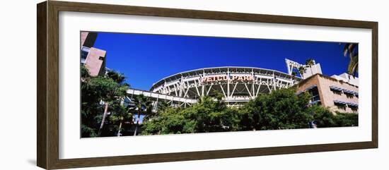 Low angle view of baseball park, Petco Park, San Diego, California, USA-null-Framed Photographic Print