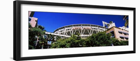 Low angle view of baseball park, Petco Park, San Diego, California, USA-null-Framed Photographic Print