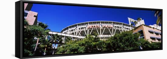 Low angle view of baseball park, Petco Park, San Diego, California, USA-null-Framed Stretched Canvas