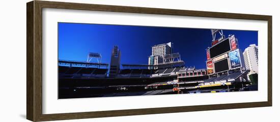 Low angle view of baseball park, Petco Park, San Diego, California, USA-null-Framed Photographic Print