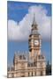 Low Angle View of Big Ben and Houses of Parliament, City of Westminster, London, England-null-Mounted Premium Photographic Print