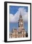 Low Angle View of Big Ben and Houses of Parliament, City of Westminster, London, England-null-Framed Photographic Print