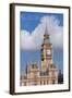 Low Angle View of Big Ben and Houses of Parliament, City of Westminster, London, England-null-Framed Photographic Print