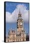 Low Angle View of Big Ben and Houses of Parliament, City of Westminster, London, England-null-Framed Stretched Canvas