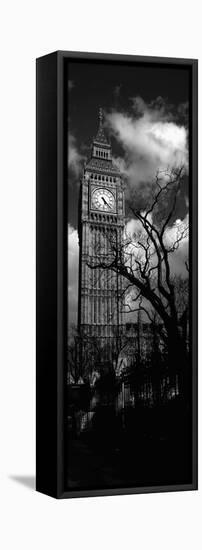 Low Angle View of Big Ben, London, England, United Kingdom-null-Framed Stretched Canvas