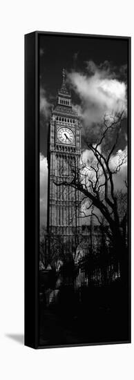 Low Angle View of Big Ben, London, England, United Kingdom-null-Framed Stretched Canvas