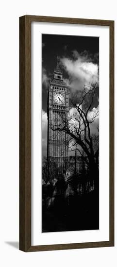 Low Angle View of Big Ben, London, England, United Kingdom-null-Framed Photographic Print