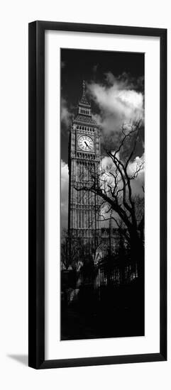 Low Angle View of Big Ben, London, England, United Kingdom-null-Framed Photographic Print