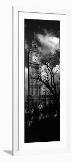 Low Angle View of Big Ben, London, England, United Kingdom-null-Framed Photographic Print