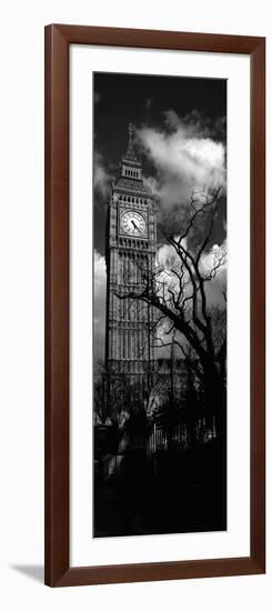 Low Angle View of Big Ben, London, England, United Kingdom-null-Framed Photographic Print