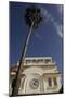 Low Angle View of Building and Palm Tree-null-Mounted Photographic Print