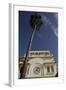 Low Angle View of Building and Palm Tree-null-Framed Photographic Print