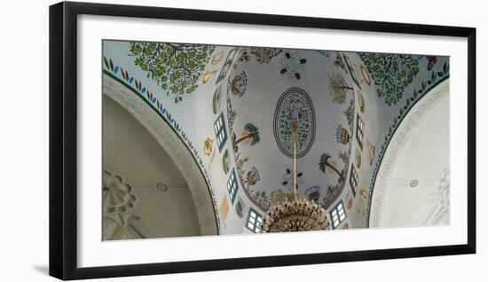 Low angle view of ceiling of Abuhav Synagogue, Safed (Zfat), Galilee, Israel-null-Framed Photographic Print