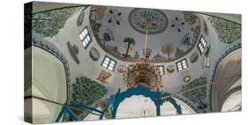 Low angle view of ceiling of Abuhav Synagogue, Safed (Zfat), Galilee, Israel-null-Stretched Canvas