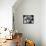 Low Angle View of Children of a Baseball Team in a Huddle-null-Framed Stretched Canvas displayed on a wall