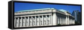 Low angle view of City Hall, Cleveland, Ohio, USA-null-Framed Stretched Canvas