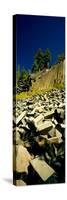 Low Angle View of Devil's Post Pile-null-Stretched Canvas