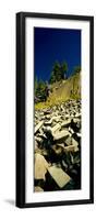 Low Angle View of Devil's Post Pile-null-Framed Photographic Print