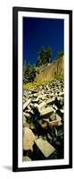 Low Angle View of Devil's Post Pile-null-Framed Photographic Print