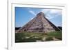 Low angle View of El Castillo Chichen Itza-George Oze-Framed Photographic Print