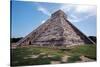 Low angle View of El Castillo Chichen Itza-George Oze-Stretched Canvas