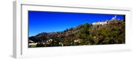 Low Angle View of Hollywood Sign, Hollywood Hills, Hollywood, Los Angeles, California, USA-null-Framed Photographic Print