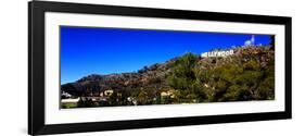 Low Angle View of Hollywood Sign, Hollywood Hills, Hollywood, Los Angeles, California, USA-null-Framed Photographic Print