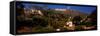 Low angle view of Hollywood Sign, Los Angeles, California, USA-null-Framed Stretched Canvas