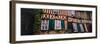 Low angle view of houses, Lyons-la-Foret, Eure, Normandy, France-null-Framed Photographic Print