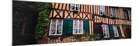 Low angle view of houses, Lyons-la-Foret, Eure, Normandy, France-null-Mounted Photographic Print