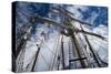 Low Angle View of Mast of Sailboat, Dana Point Harbor, Dana Point, Orange County, California, USA-null-Stretched Canvas