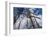 Low Angle View of Mast of Sailboat, Dana Point Harbor, Dana Point, Orange County, California, USA-null-Framed Photographic Print