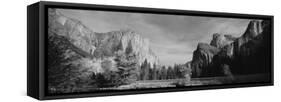 Low Angle View of Mountains in a National Park, Yosemite National Park, California, USA-null-Framed Stretched Canvas