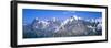 Low Angle View of Mountains, Mt Eiger, Mt Monch, Mt Jungfrau, Bernese Oberland-null-Framed Premium Photographic Print