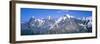 Low Angle View of Mountains, Mt Eiger, Mt Monch, Mt Jungfrau, Bernese Oberland-null-Framed Photographic Print