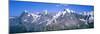 Low Angle View of Mountains, Mt Eiger, Mt Monch, Mt Jungfrau, Bernese Oberland-null-Mounted Photographic Print