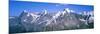 Low Angle View of Mountains, Mt Eiger, Mt Monch, Mt Jungfrau, Bernese Oberland-null-Mounted Photographic Print