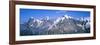 Low Angle View of Mountains, Mt Eiger, Mt Monch, Mt Jungfrau, Bernese Oberland-null-Framed Photographic Print