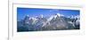 Low Angle View of Mountains, Mt Eiger, Mt Monch, Mt Jungfrau, Bernese Oberland-null-Framed Photographic Print