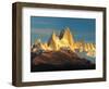 Low Angle View of Mountains, Mt Fitzroy, Argentine Glaciers National Park, Argentina-null-Framed Photographic Print