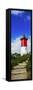 Low Angle View of Nauset Lighthouse, Nauset Beach, Eastham, Cape Cod, Barnstable County-null-Framed Stretched Canvas