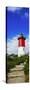 Low Angle View of Nauset Lighthouse, Nauset Beach, Eastham, Cape Cod, Barnstable County-null-Stretched Canvas