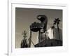 Low Angle View of Neon Signs of a Casino, Fremont Street, the Strip, Las Vegas, Nevada, USA-null-Framed Photographic Print