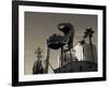 Low Angle View of Neon Signs of a Casino, Fremont Street, the Strip, Las Vegas, Nevada, USA-null-Framed Photographic Print