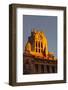 Low angle view of Post office building, Palace of Communication, Plaza De Cibeles, Madrid, Spain-null-Framed Photographic Print