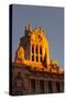 Low angle view of Post office building, Palace of Communication, Plaza De Cibeles, Madrid, Spain-null-Stretched Canvas